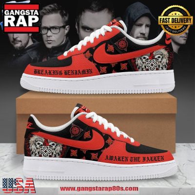 Breaking Benjamin Awaken The Fallen Tour Air Force 1 Running Sneakers Shoes