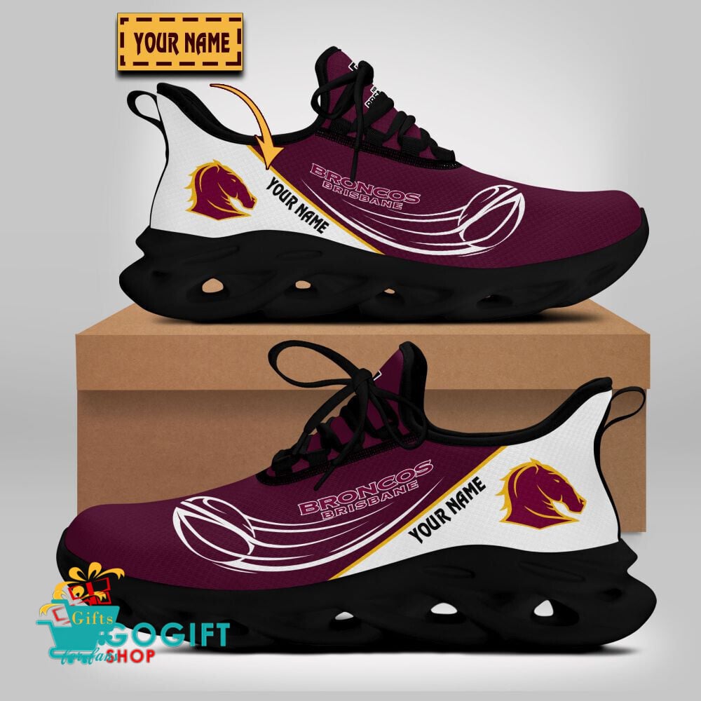 Brisbane Broncos Custom Name New Edition Max Soul Shoes Brisbane Broncos Custom Name New Edition Max Soul Shoes