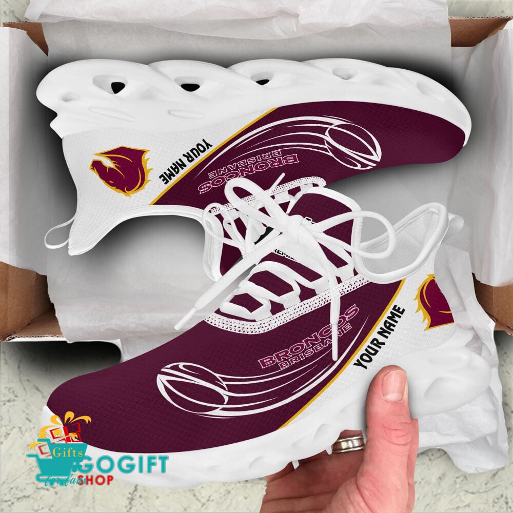 Brisbane Broncos Custom Name New Edition Max Soul Shoes Brisbane Broncos Custom Name New Edition Max Soul Shoes