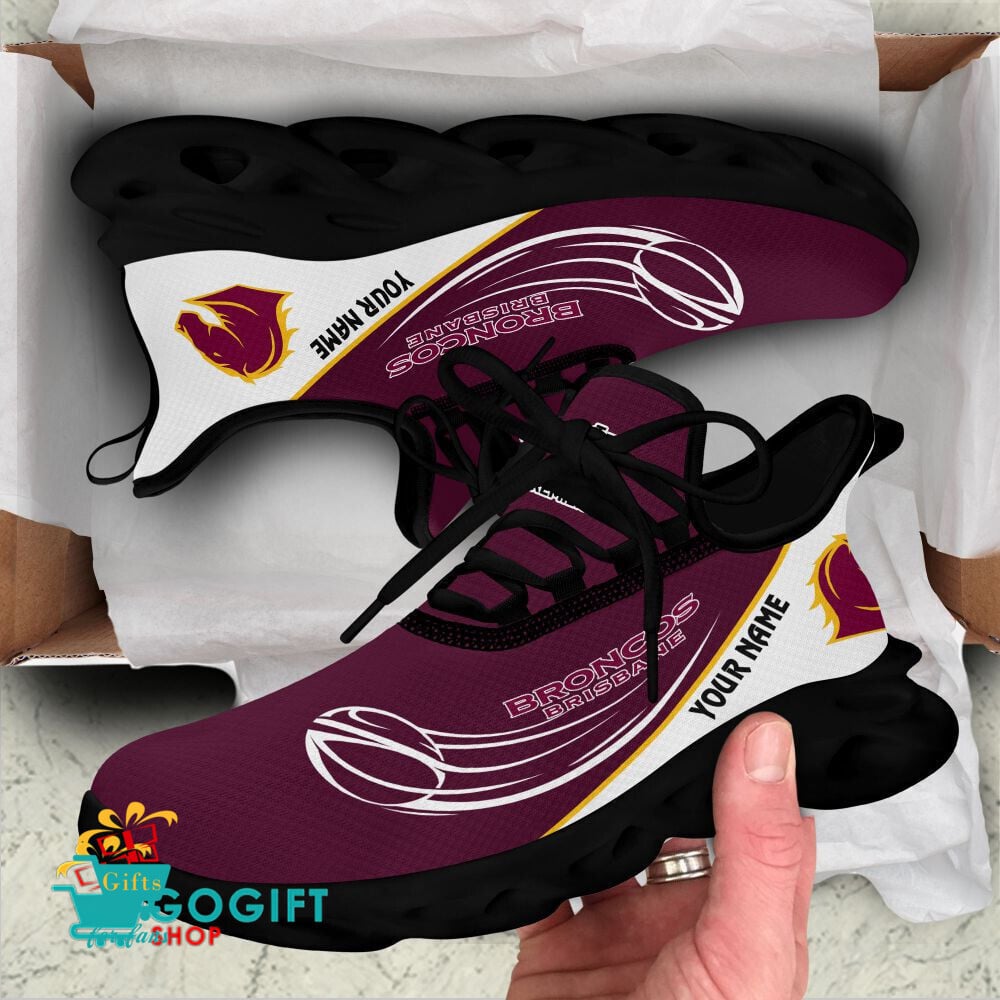 Brisbane Broncos Custom Name New Edition Max Soul Shoes Brisbane Broncos Custom Name New Edition Max Soul Shoes