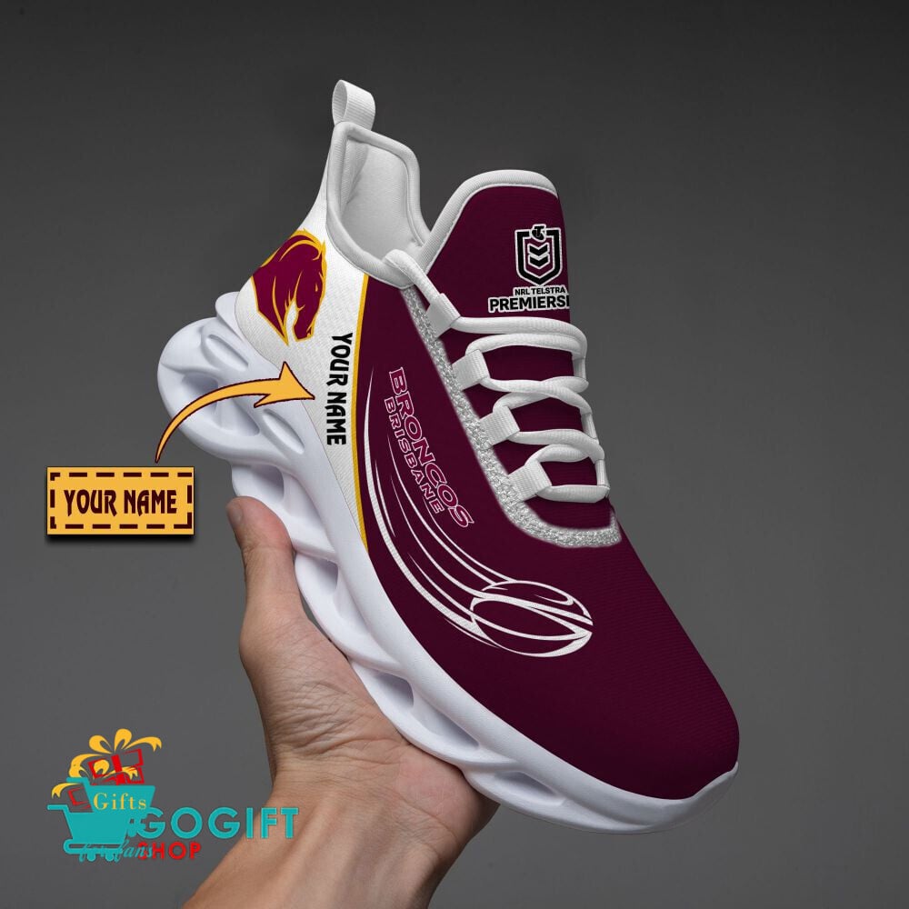 Brisbane Broncos Custom Name New Edition Max Soul Shoes Brisbane Broncos Custom Name New Edition Max Soul Shoes