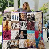 Britney Spears Singer Quilt Blanket