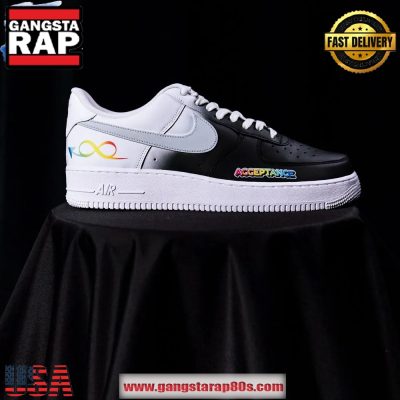 Brooklyn Nets x To The Max Autism Acceptance 2025 Limited Edition Air Force 1 Running Sneakers Shoes
