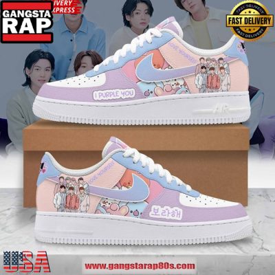 BTS ARMY Limited Edition Air Force 1 Sneakers Shoes