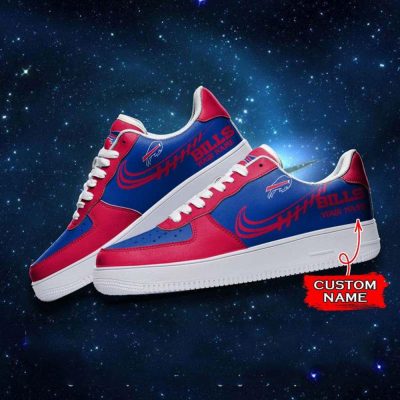 NFL Custom Name Buffalo Bills Super Bowl Air Force 1 Sneaker Shoes