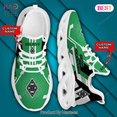 Borussia M?nchengladbach Custom Name Trending Green Max Soul Shoes