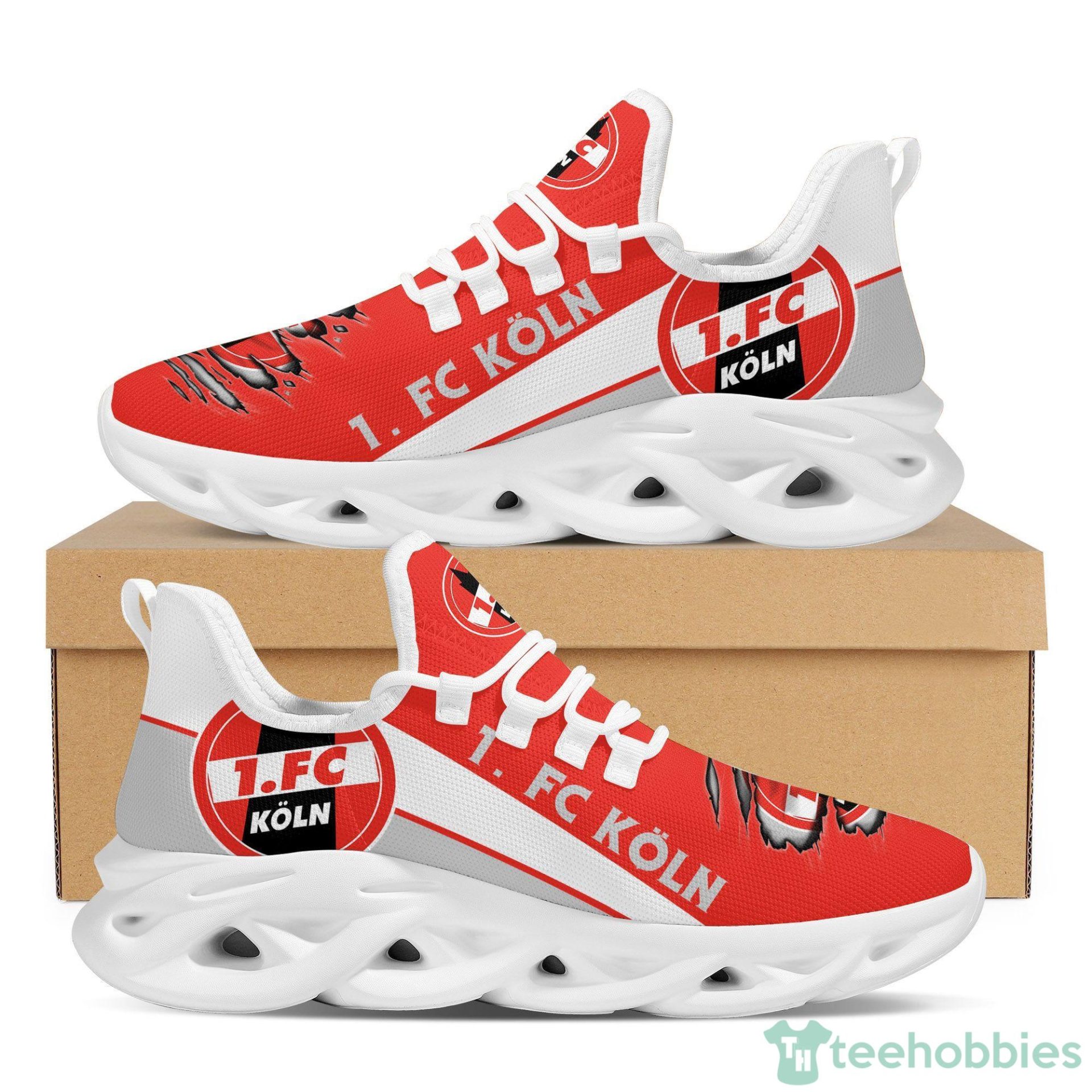 1. FC K?ln Red White Grey Max Soul Shoes 1. FC K?ln Red White Grey Max Soul Shoes