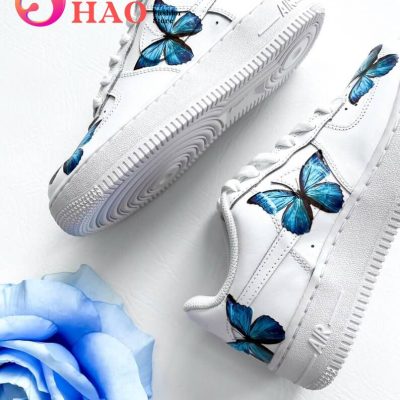 Butterfly Edition Streetwear Sneakers Trending Unique Air Force 1