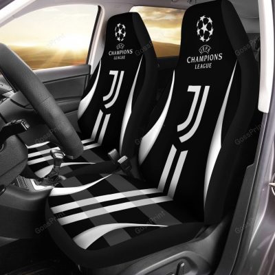 Juventus FC Champions Black Car Seat Covers