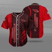 NFL Arizona Cardinals Red Black Baseball Jersey