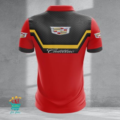 Cadillac Custom Name New Design Zipper Polo Shirt