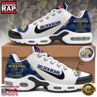 NCAA Custom Name California Golden Bears Football Mascot Symbol Air Max Plus Shoes Running Sneakers