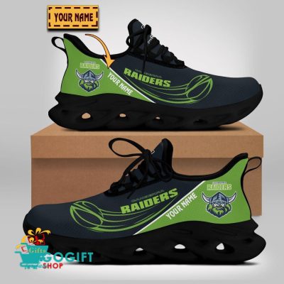 Canberra Raiders Custom Name New Edition Max Soul Shoes