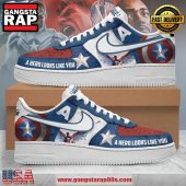 Captain America A Hero Looks Like You Air Force 1 Running Sneakers Shoes