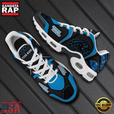 NFL Custom Name Carolina Panthers Max Plus Shoes - Running Sneakers