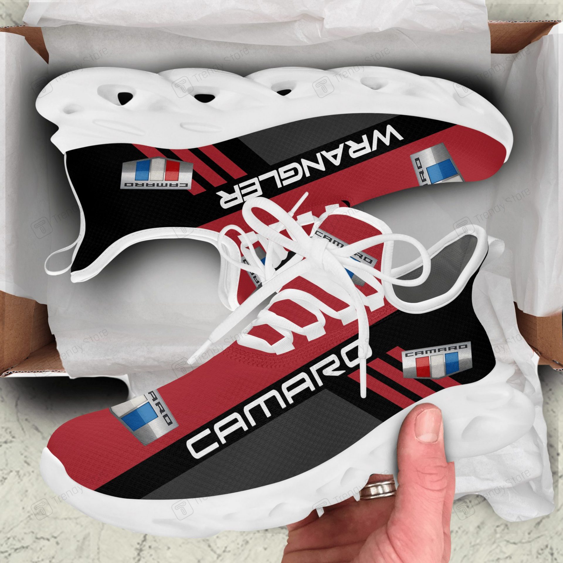 Chevrolet Camaro Red Black Max Soul Shoes Chevrolet Camaro Red Black Max Soul Shoes