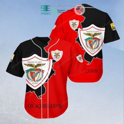 CD Santa Clara Red Black Baseball Jersey