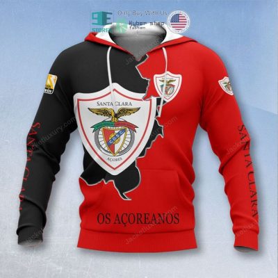 CD Santa Clara Red Black Pullover Hoodie