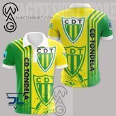 CD Tondela Yellow Green Polo Shirt