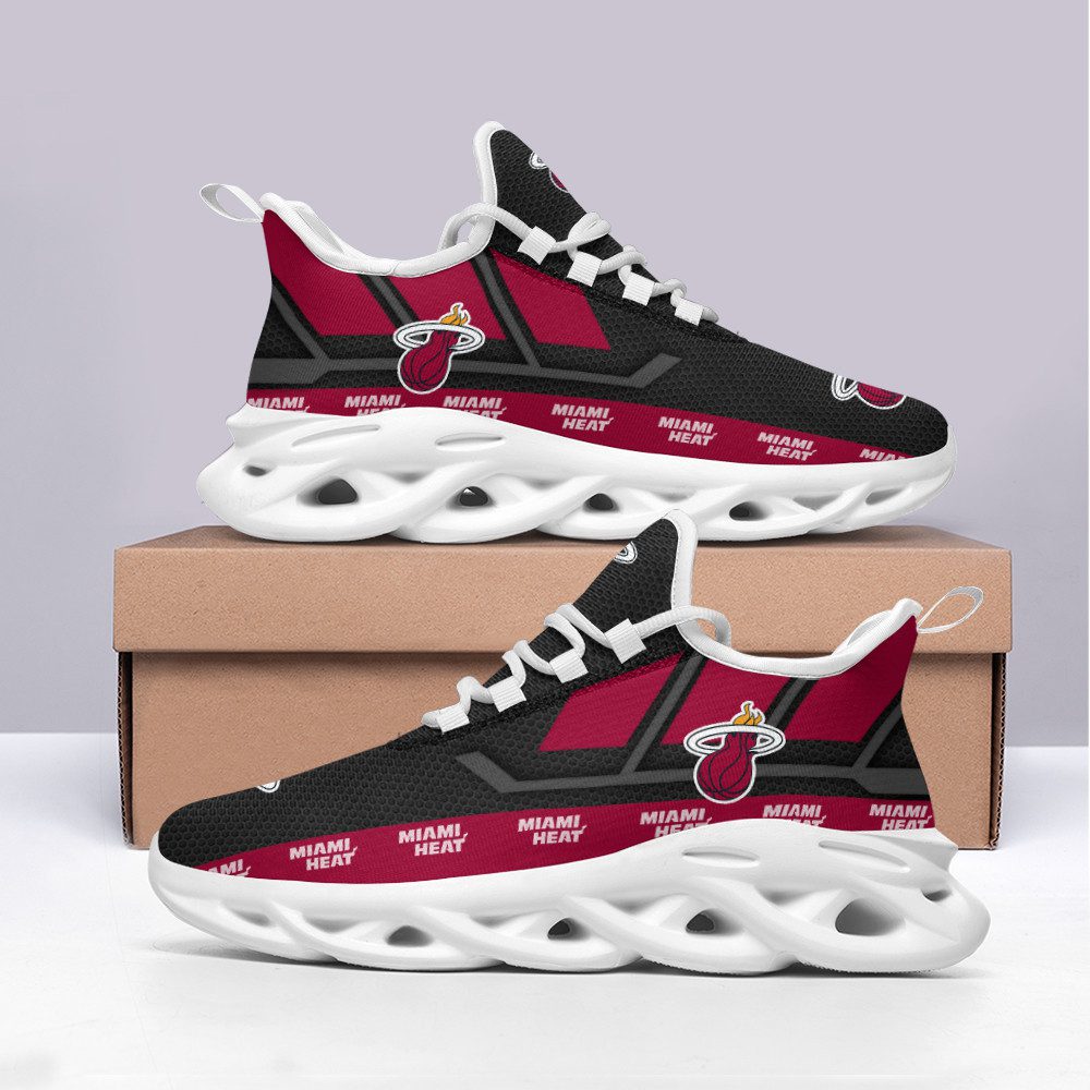NBA Miami Heat Black Red Max Soul Shoes V2 NBA Miami Heat Black Red Max Soul Shoes V2