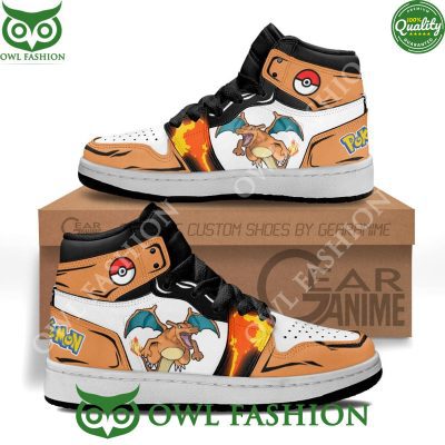 Charizard Cute Kid Anime Custom Air Jordan 1