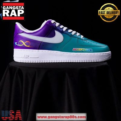 Charlotte Hornets x To The Max Autism Acceptance 2025 Limited Edition Air Force 1 Running Sneakers Shoes