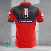Chevrolet Camaro Custom Name New Design Zipper Polo Shirt Back.jpeg - demo10