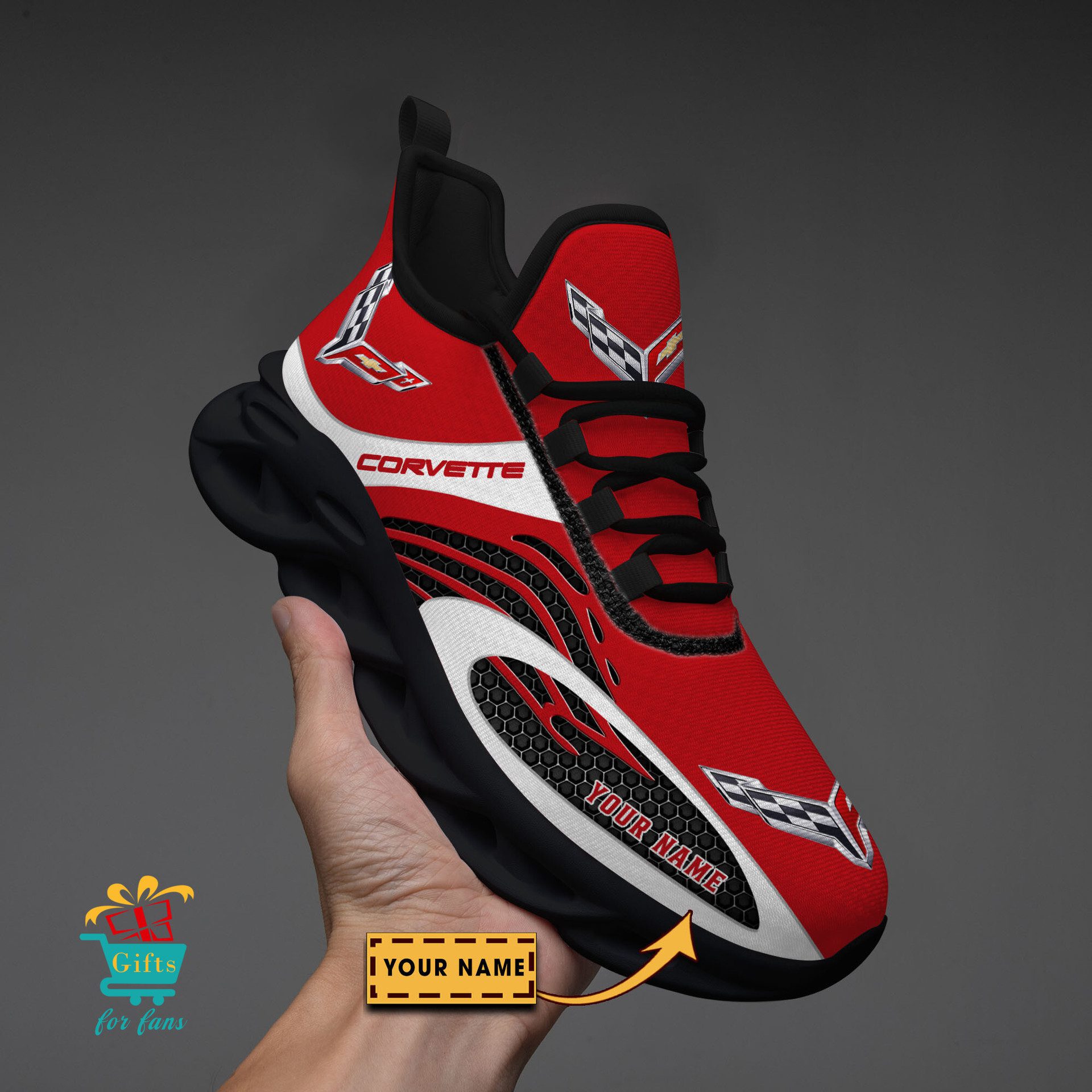 Chevrolet Corvette Custom Name New Style Max Soul Shoes Chevrolet Corvette Custom Name New Style Max Soul Shoes