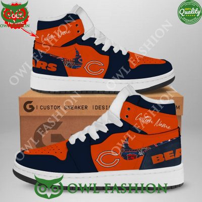 Chicago Bears Football Champion Custom Air Jordan