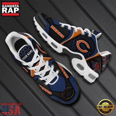 NFL Custom Name Chicago Bears Max Plus Shoes - Running Sneakers