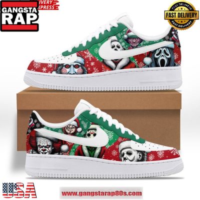 Christmas Killer Characters Limited Edition Air Force 1 Sneakers Shoes