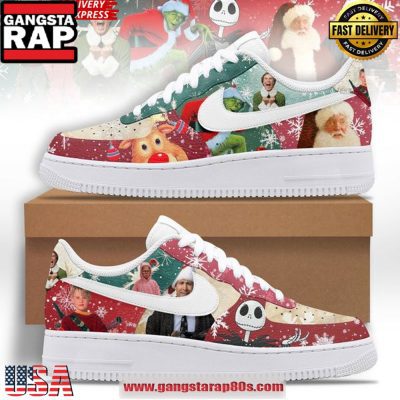 Christmas Movie Limited Edition Air Force 1 Sneakers Shoes
