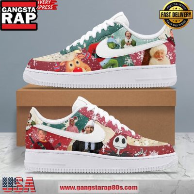 Christmas Movie Limited Edition Air Force 1 Sneakers Shoes