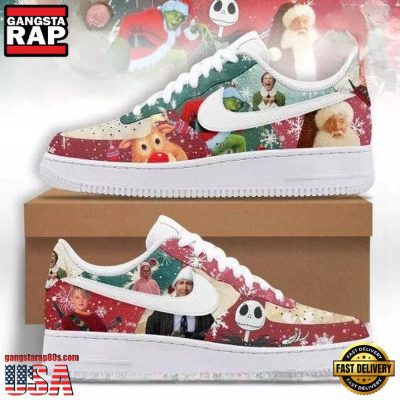 Christmas Movies Air Force 1 Shoes Sneakers