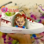Chucky Air Force 1 Custom Your Face Is Glowing Like A Red Rose - demo10