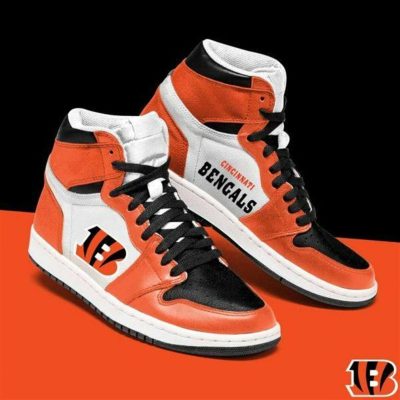 NFL Cincinnati Bengals Orange White Air Jordan 1 High Sneakers V2 NFL Cincinnati Bengals Orange White Air Jordan 1 High Sneakers V2