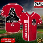Cincinnati Reds Baseball Jersey Darth Vader Star Wars MLB Custom Name Number - MLB Fan Gifts