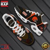 NFL Custom Name Cleveland Browns Max Plus Shoes - Running Sneakers