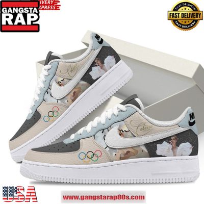 C?line Dion x Olympic Paris Limited Edition Air Force 1 Sneakers Shoes