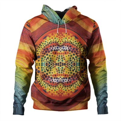 Australia Aboriginal Hoodie - A Dot Painting In The Style Of Indigenous Australian Art Hoodie