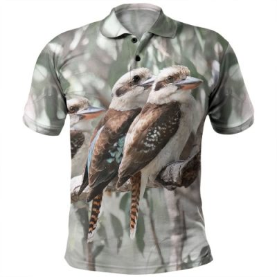 Australia Kookaburra Polo Shirt - Kookaburra Artwork Polo Shirt