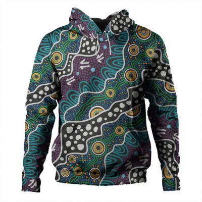 Australia Aboriginal Hoodie - Dot Painting Art Hoodie