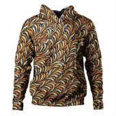 Australia Aboriginal Hoodie - Green Bush Leaves Seamless Hoodie