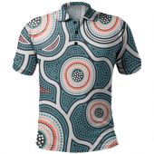 Australia Aboriginal Polo Shirt - Aboriginal Dot Art Style Polo Shirt