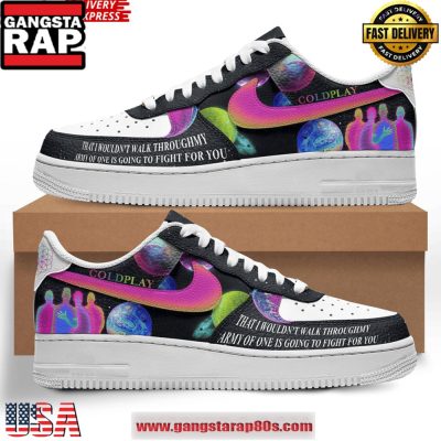 COLDPLAY Army Of Limited Edition Air Force 1 Sneakers Shoes