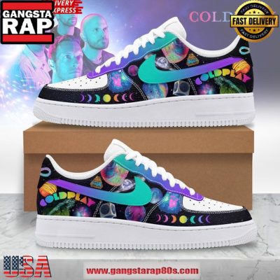 Coldplay Higher Power Limited Edition Air Force 1 Sneakers Shoes