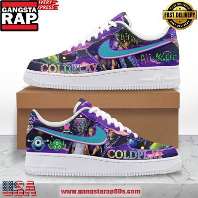 Coldplay Limited Edition Air Force 1 Running Sneakers Shoes