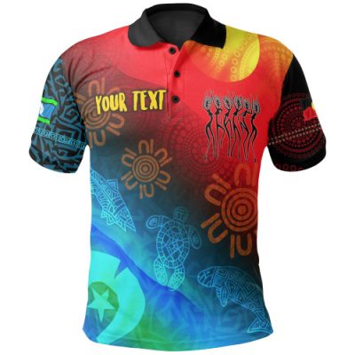 Australia Naidoc Polo Shirt - Proud To Be