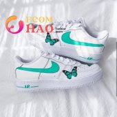 Custom Air Force 1 Butterfly Mint Swoosh You Are Always Amazing - demo10