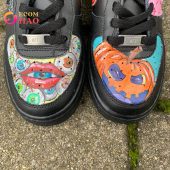 Custom Air Force 1 Horror Shoes Nice Bread, I Like It - demo10